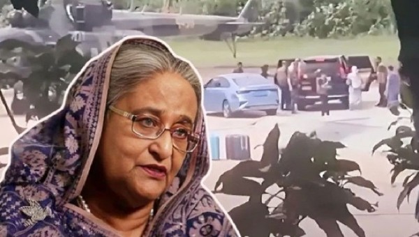 বাংলাদেশের ক্ষমতাচ্যুত সাবেক প্রধানমন্ত্রী শেখ হাসিনা